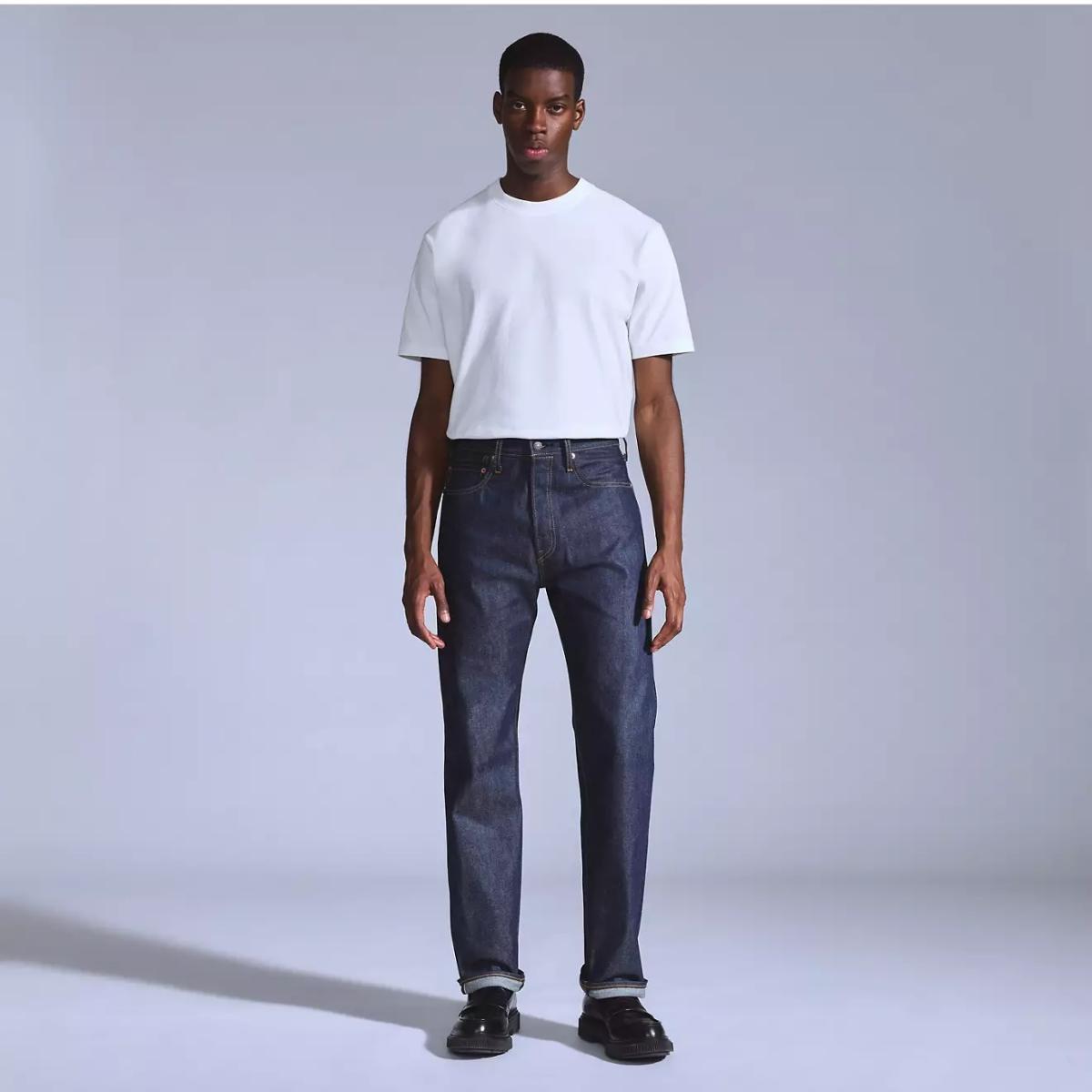 1980's 501® Original Fit Selvedge Jeans Dark Wash - MILWORKS