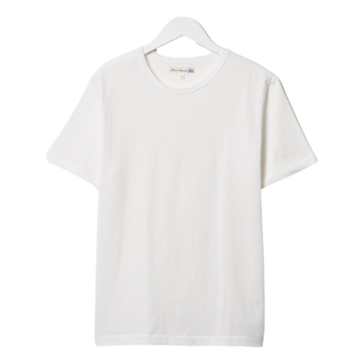 215 Loopwheeled T-Shirt 8.6 oz Classic Fit White - MILWORKS