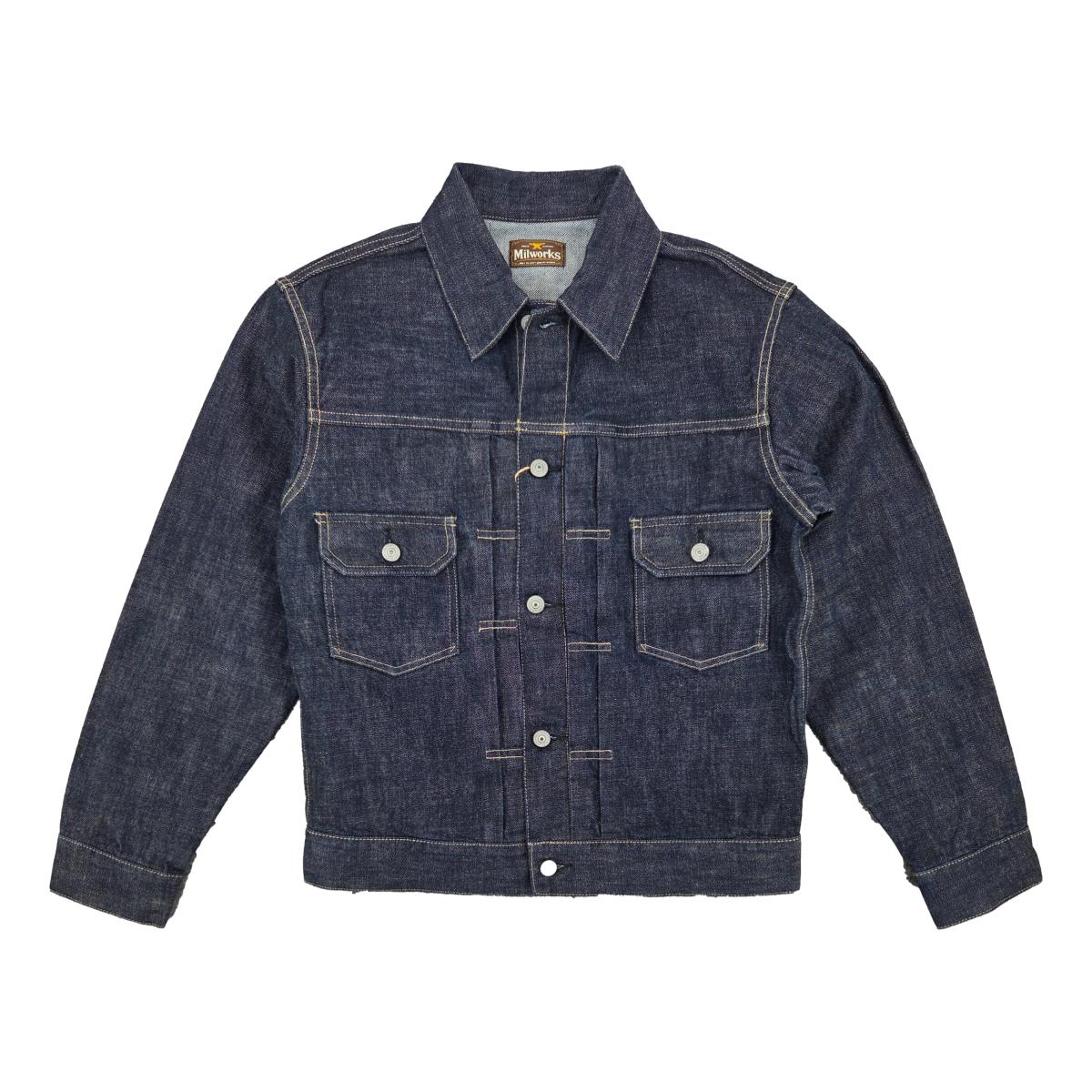 Type 2 Selvedge Denim Jacket Once Wash – MILWORKS