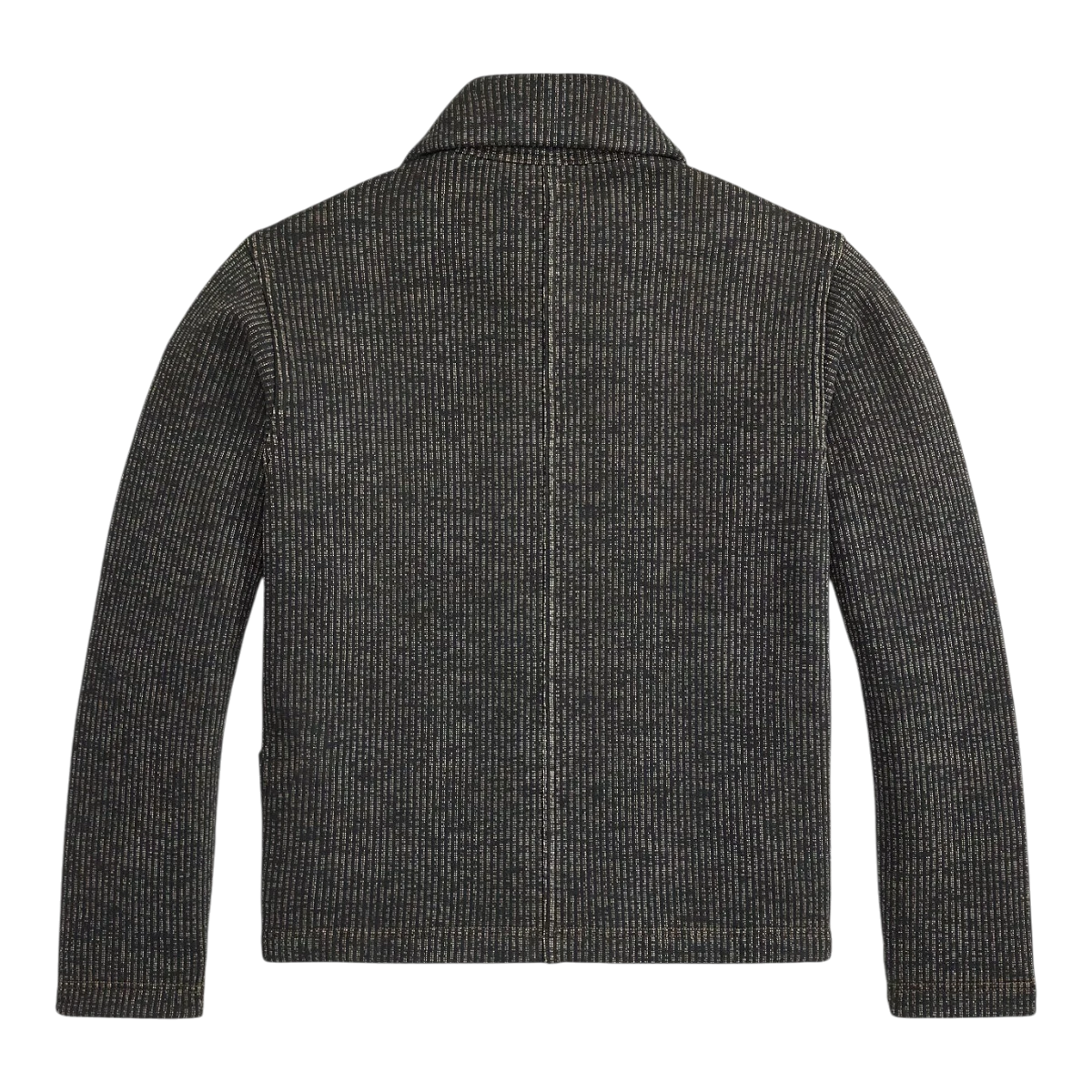 RRL Fleece Work Jacket Charcoal Multi - MILWORKS