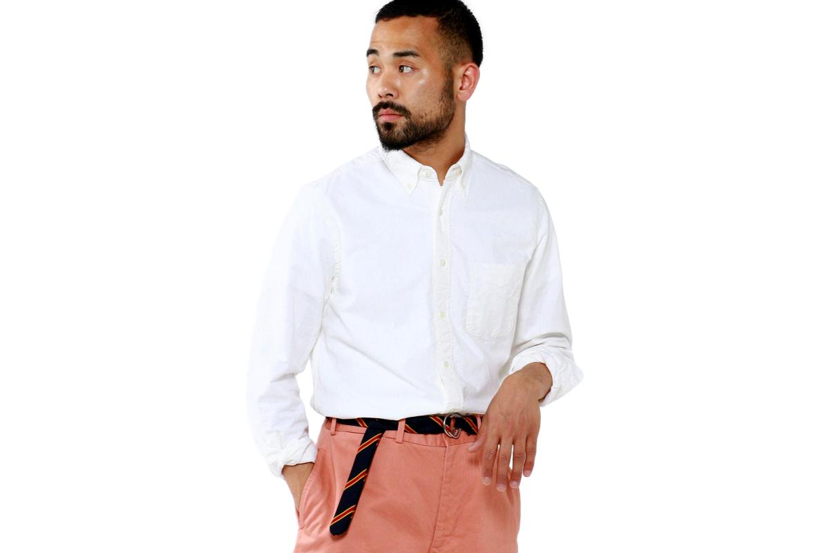 ビームス ブラウス オフホワイト Band Collar Pullover 120/3 Broad（シャツ/ブラウス）｜BEAMS PLUS