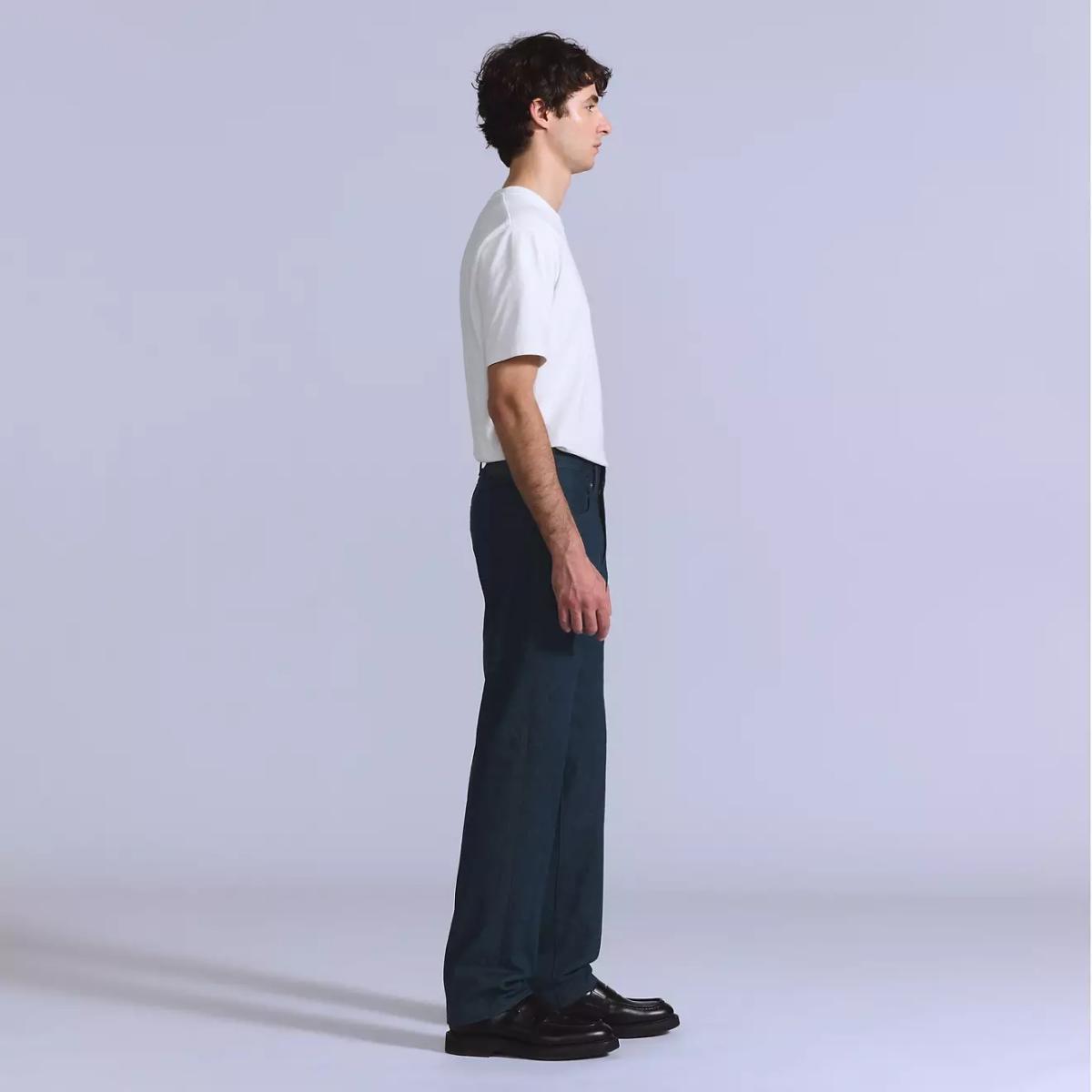 Blue Tab Anchor Relaxed Selvedge Idea Blue Medium Wash - MILWORKS