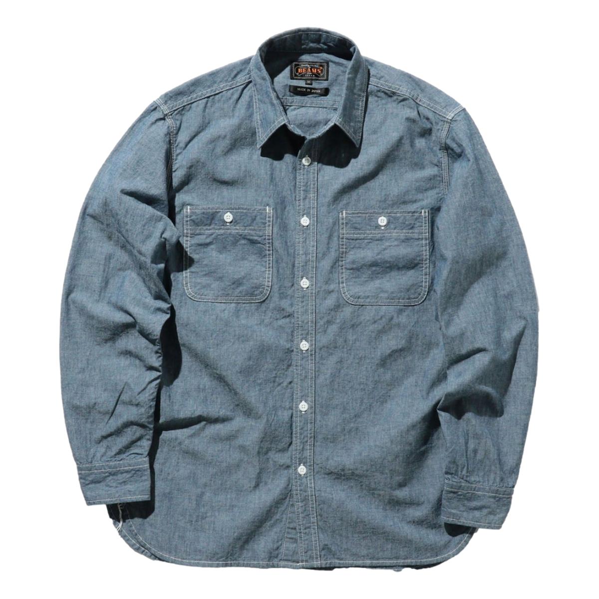 Beams Plus Chambray Work Shirt - MILWORKS