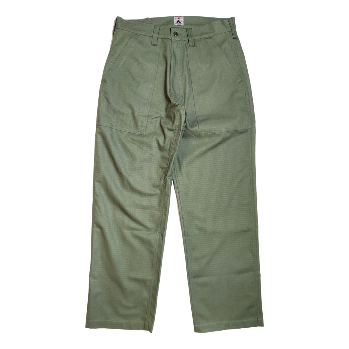 Cotton Ripstop Utility Pant Olive - MILWORKS