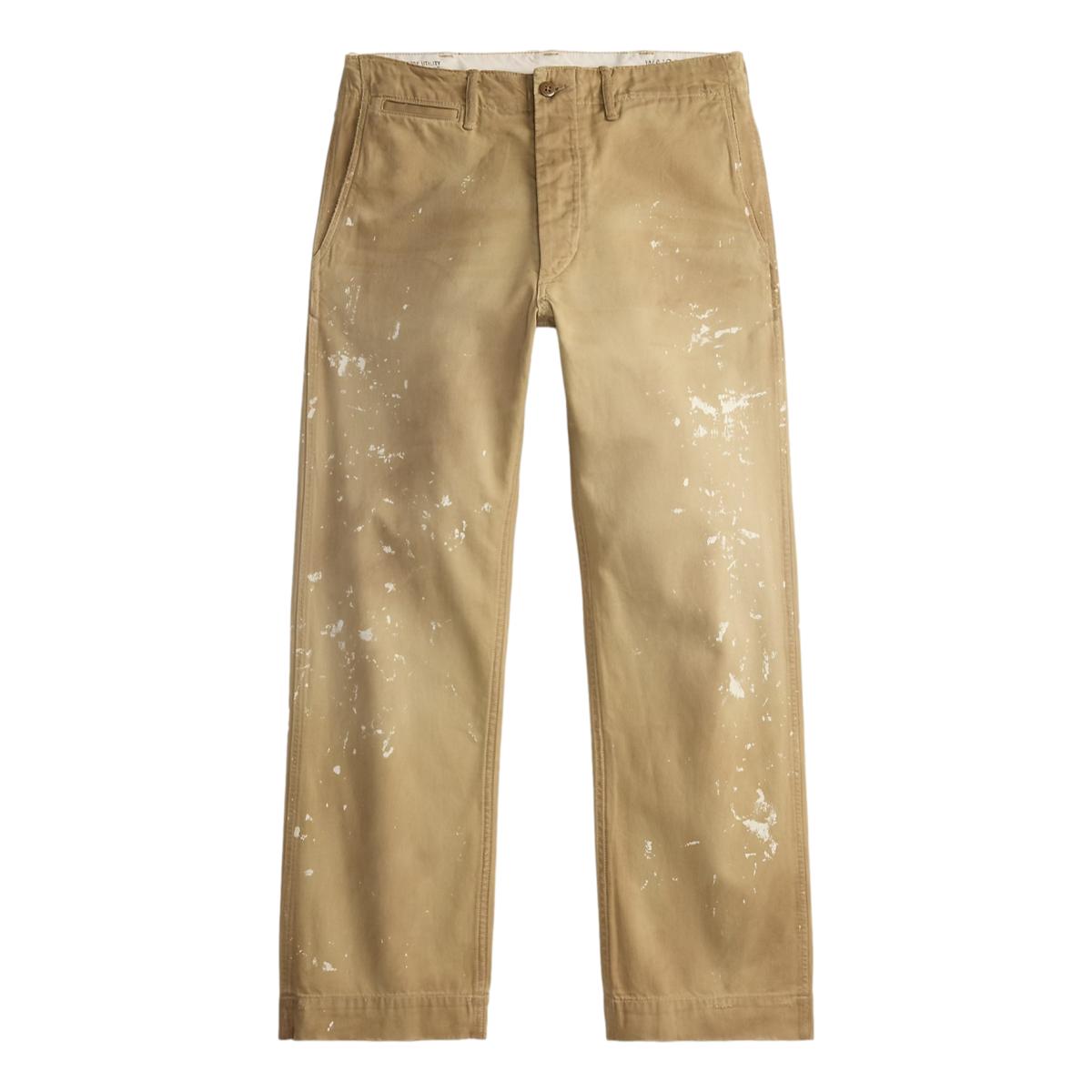RRL Distressed Chino Field Pant New Khaki - MILWORKS