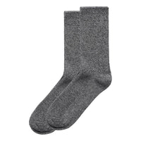 Marled Fieldhouse Socks Black Heather - Socks