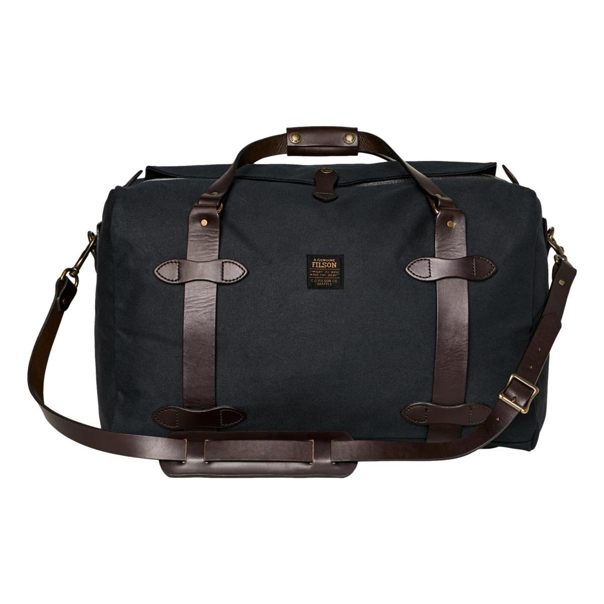best rugged travel duffel bag Filson Medium Rugged Twill Duffle Bag Navy