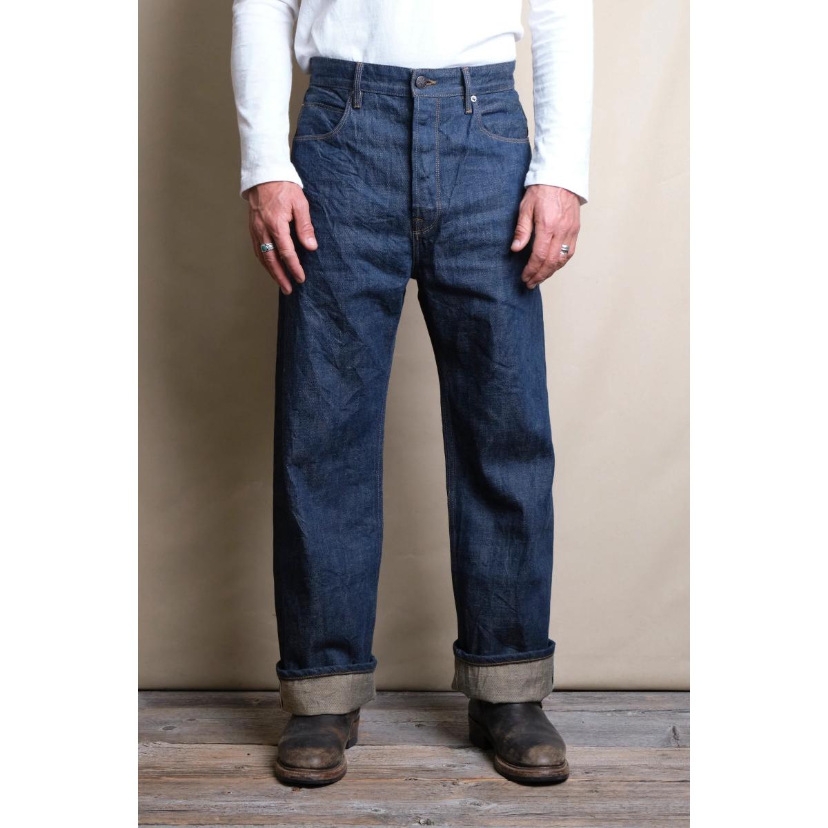 Freenote Cloth Modesto 13oz Natural Rinsed Denim- MILWORKS