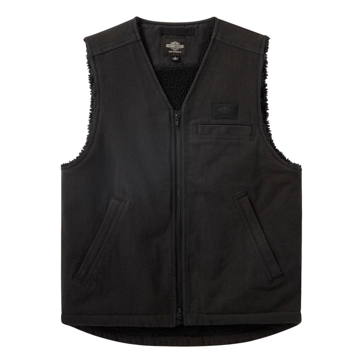 Harley-Davidson Originals Union Canvas Vest Washed Black – MILWORKS