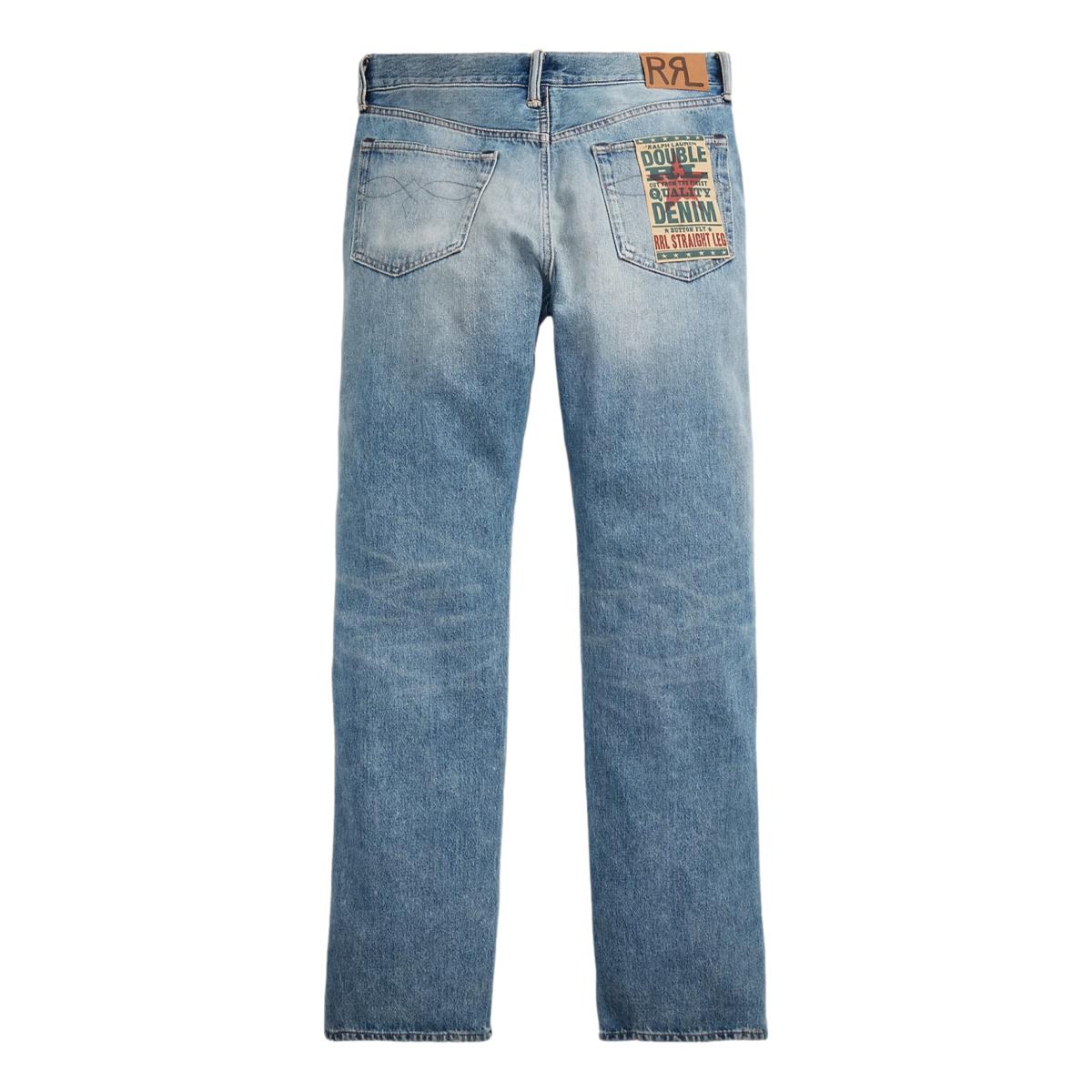 RRL Straight Fit Repaired Clearville Jean Repaired Clearville Wash