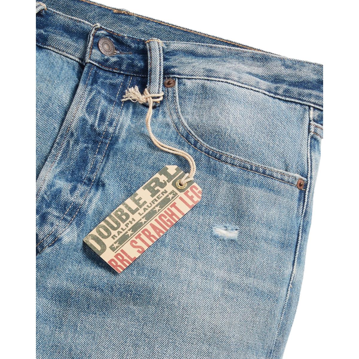 RRL Straight Fit Repaired Clearville Jean Repaired Clearville Wash