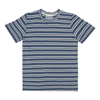 Stripe Jung Tee Blue White Stripe - T Shirt