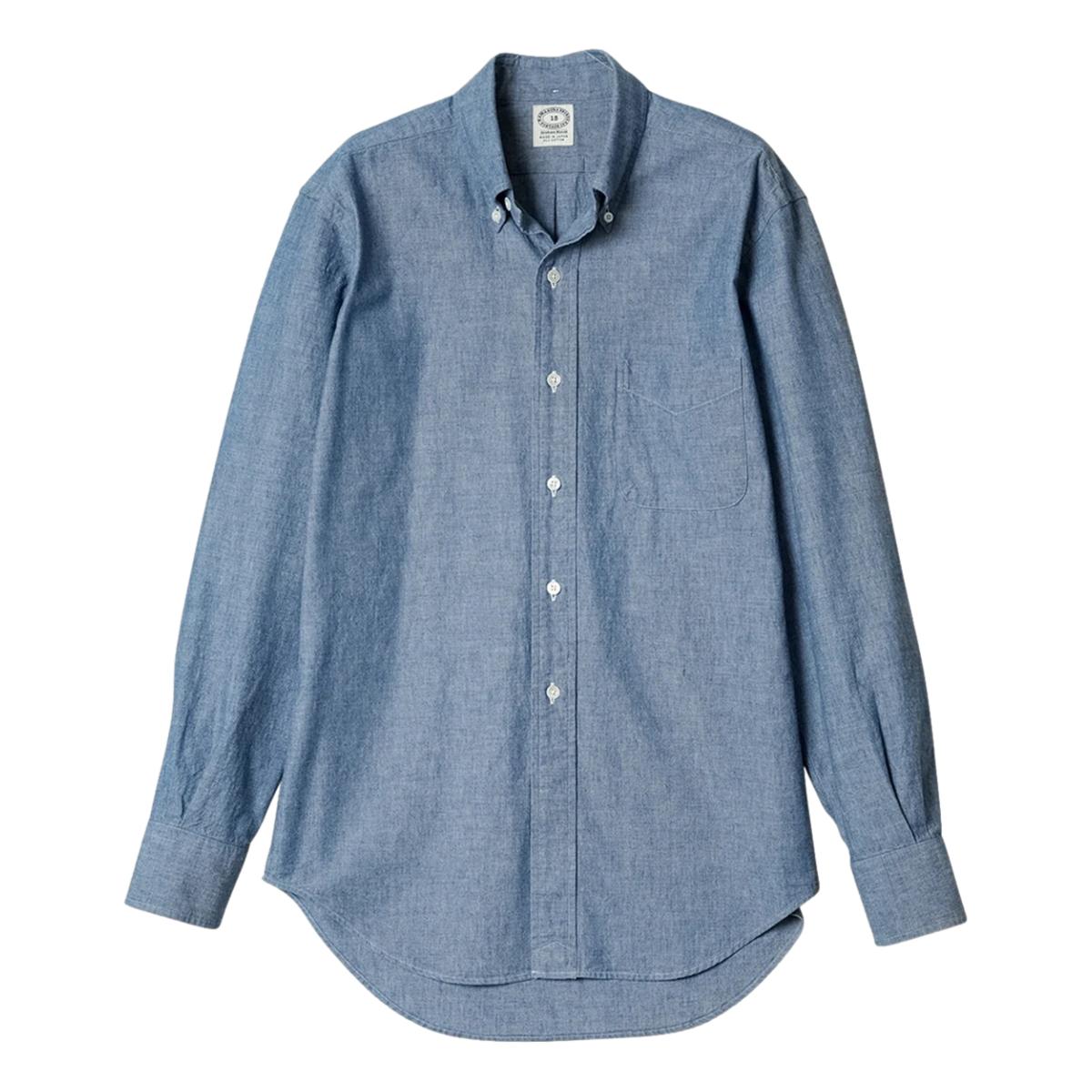 vintage dress shirts VIntage Ivy Button Down Oxford Chambray