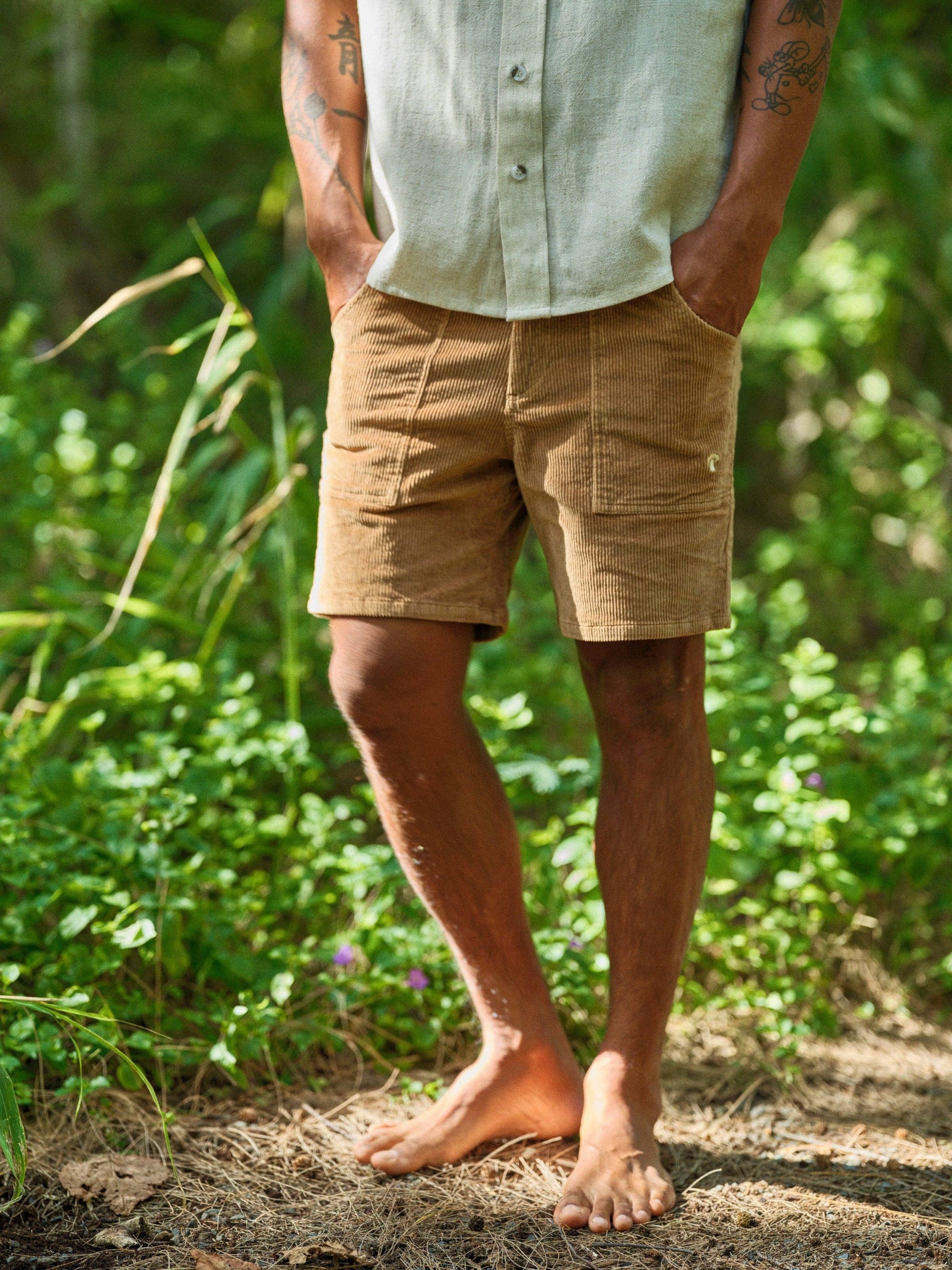 Shroom Shorts: Almond