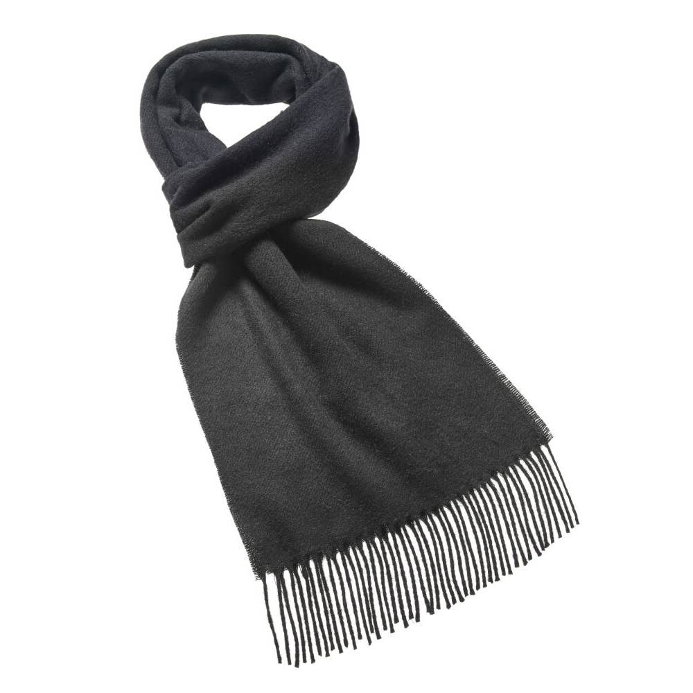 Bronte Moon - Plain Luxury Scarf - 100% Merino Lambswool