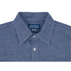 10oz Selvedge Chambray Work Shirt Blue - Shirtis