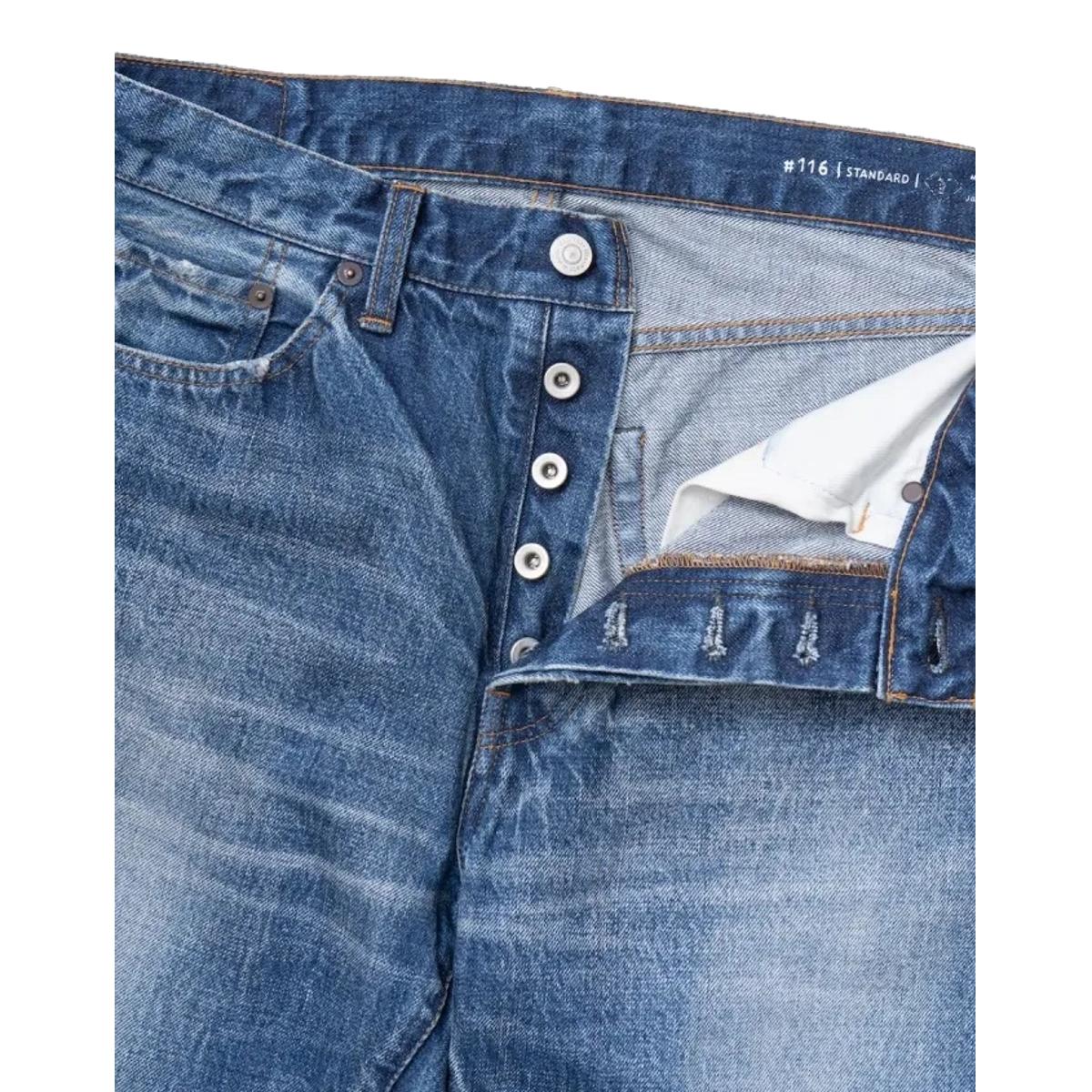 116 Standard Selvedge Denim Used Wash - Denim