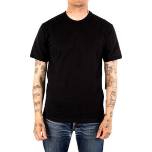 11oz Cotton Knit Crew Neck T-Shirt Black - T-shirt