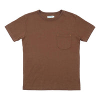 13 Ounce Pocket T-Shirt Chocolate - T Shirt