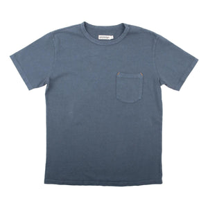 13 Ounce Pocket T-Shirt Faded Blue - T Shirt