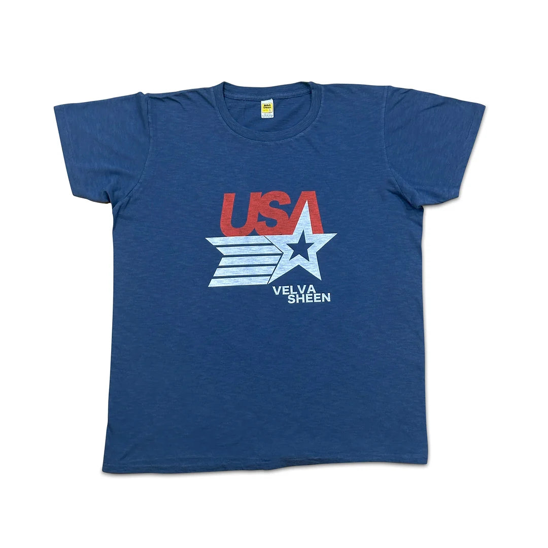 USA Vs. Crew Neck Tee Blue