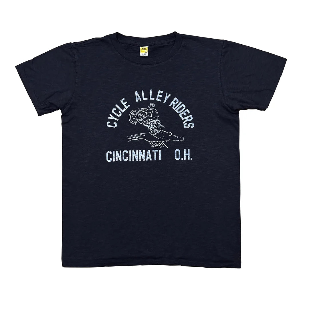 Cycle Alley Riders Crew Neck Tee Black
