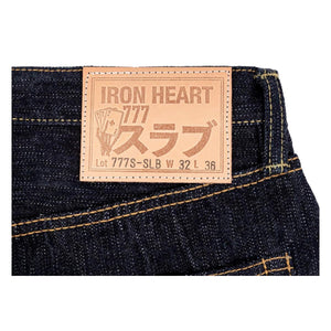 16oz Slubby Selvedge Denim Slim Tapered Cut Jeans Indigo-Iron Heart-MILWORKS