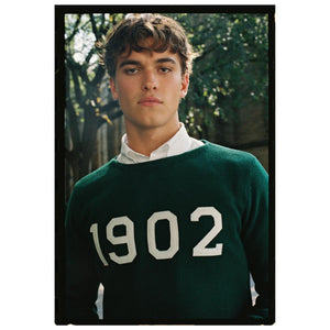 1902 ’Take Ivy’ Varsity Boatneck Sweater - Sweater