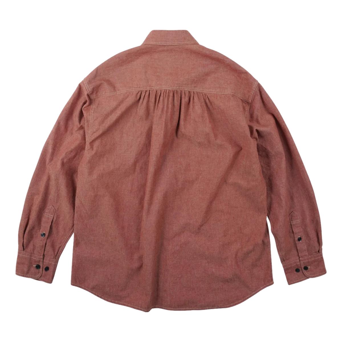 1920’s Chambray Work Shirt Red - Shirt