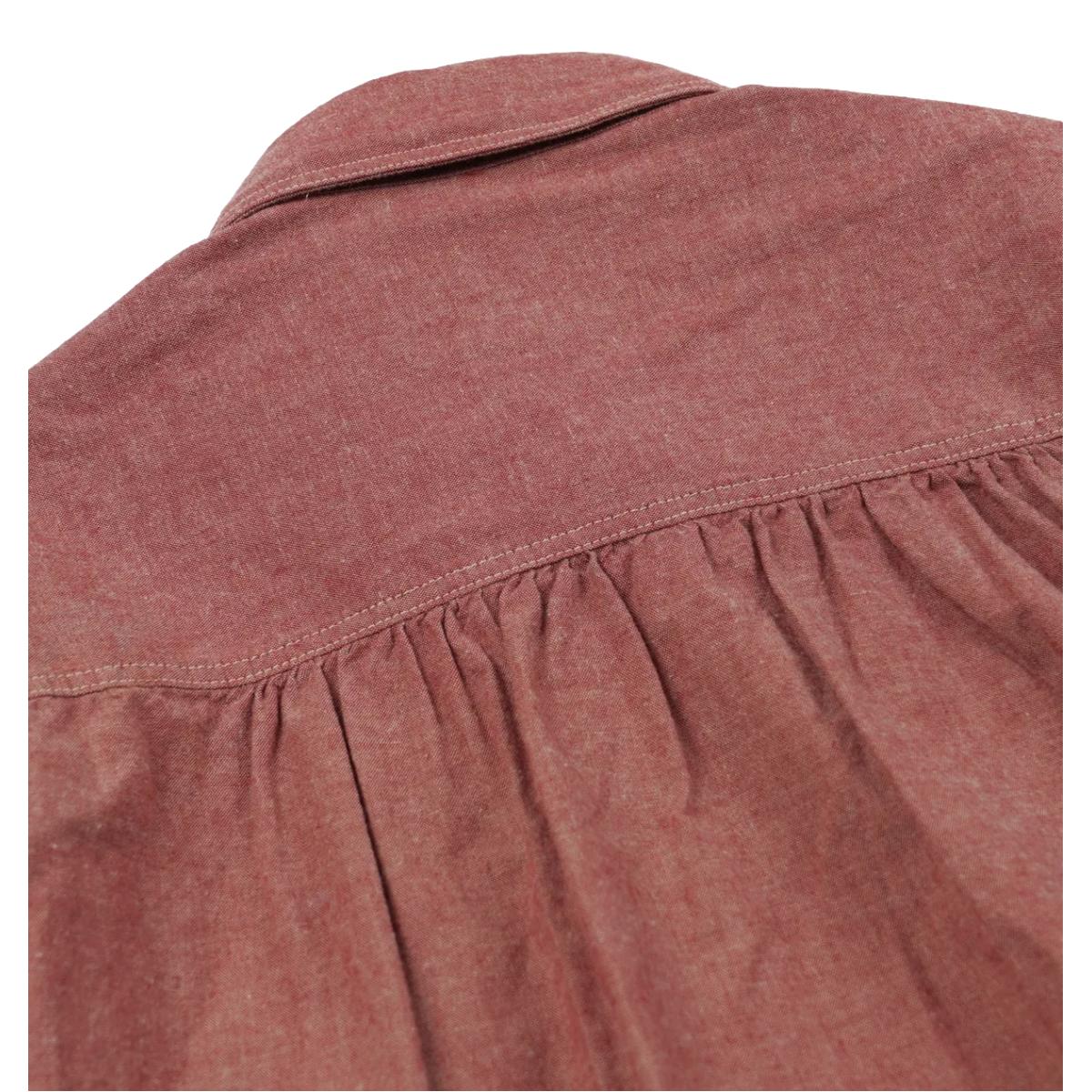 1920’s Chambray Work Shirt Red - Shirt