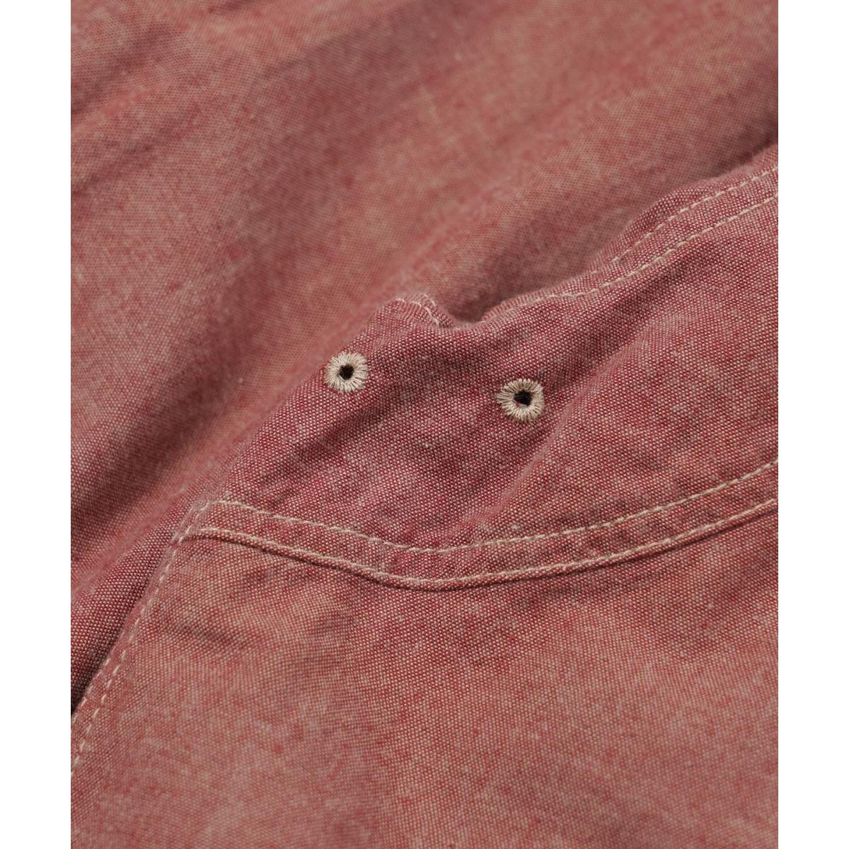 1920’s Chambray Work Shirt Red - Shirt