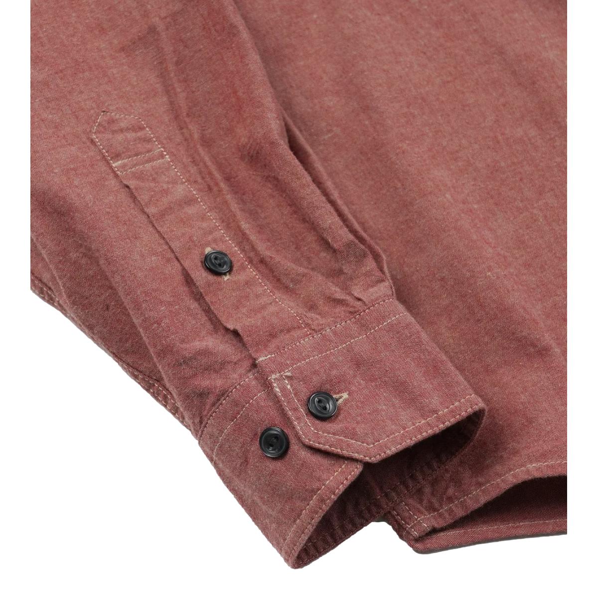 1920’s Chambray Work Shirt Red - Shirt