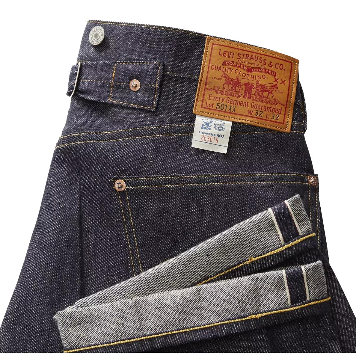 1933 501® Selvedge Jeans Organic Rigid - Denim