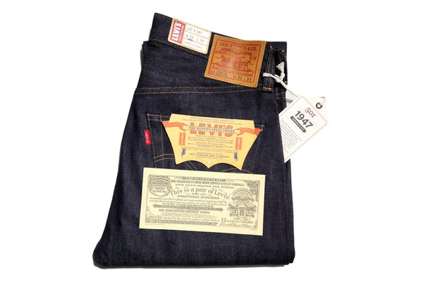 Levis Vintage Clothing 1947 501® Jeans Organic Rigid - MILWORKS