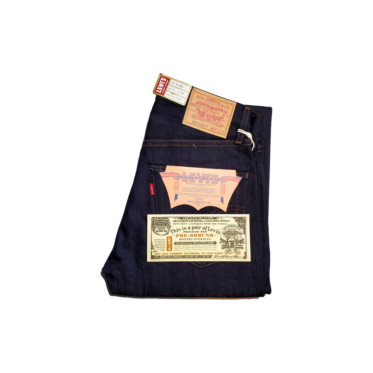 1967 505® Jeans Rigid L7452-Levis Vintage Clothing-MILWORKS