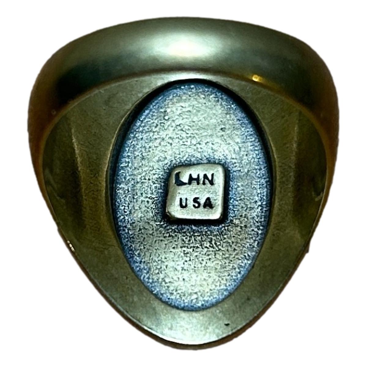 Southwestern Ring Brass &amp; Turquoise