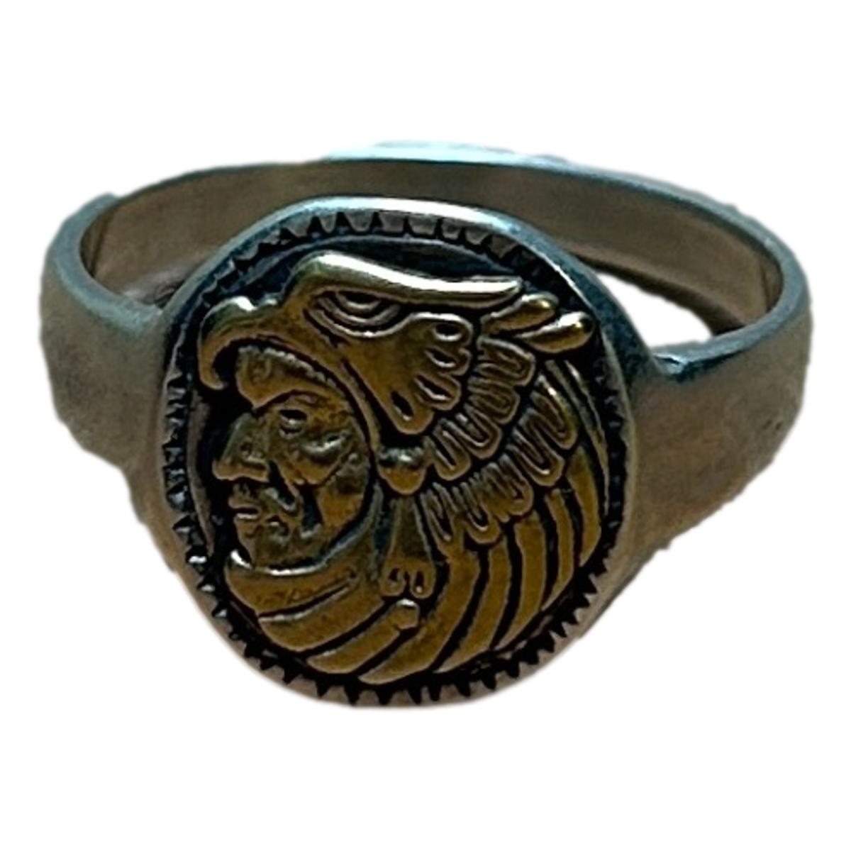 Eagle Warrior Ring Silver &amp; Brass