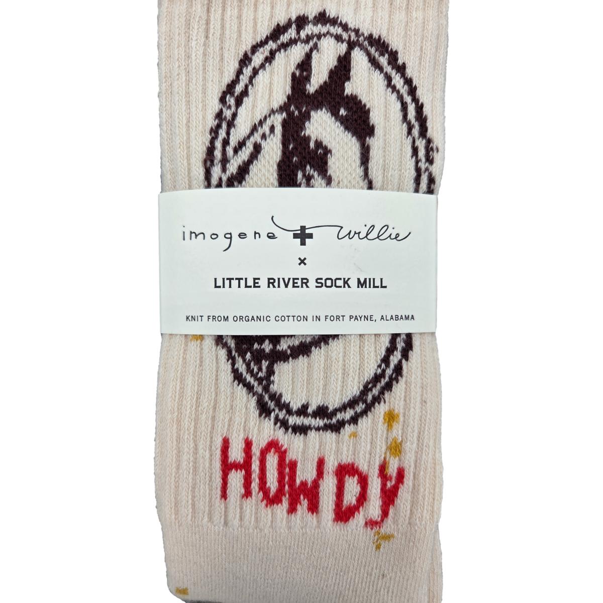 The "Howdy" Sock