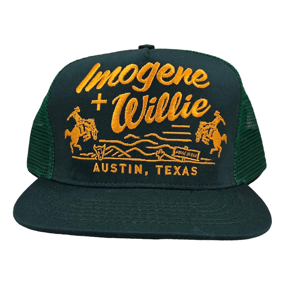 The "Bronco" Trucker Green