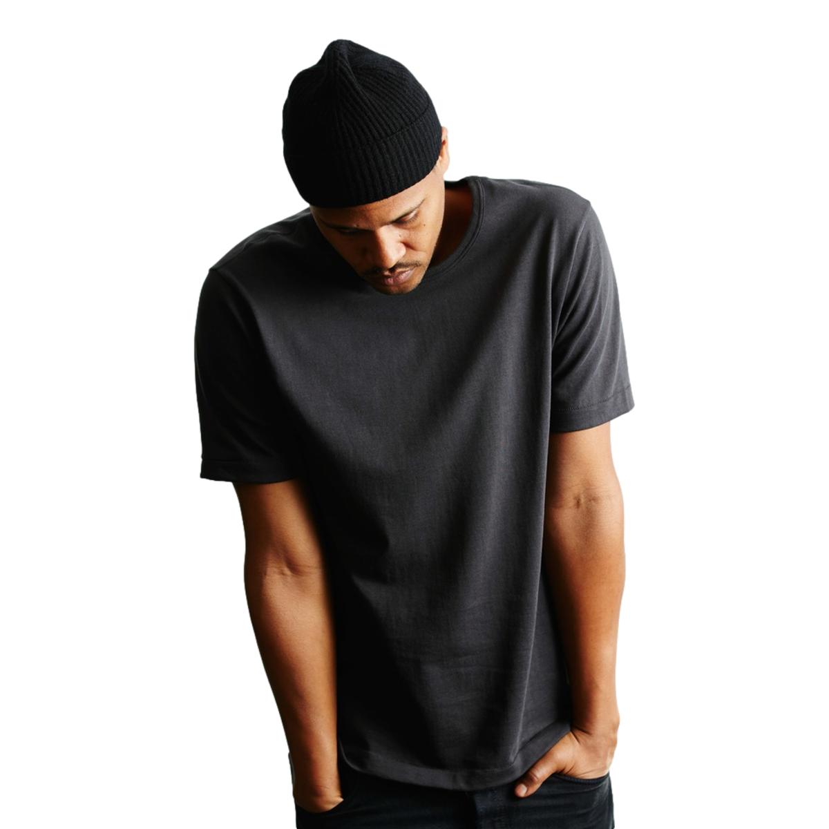215 Loopwheeled T-Shirt 8.6 oz Classic Fit Charcoal