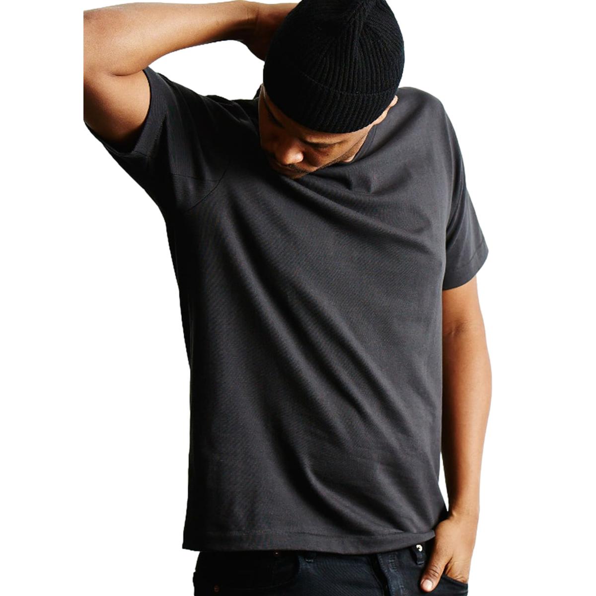 215 Loopwheeled T-Shirt 8.6 oz Classic Fit Charcoal