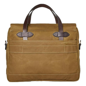 24 Hour Tin Cloth Briefcase Dark Tan - Briefcase