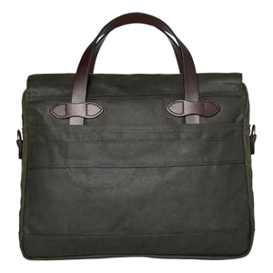 24 Hour Tin Cloth Briefcase Otter Green - Briefcase