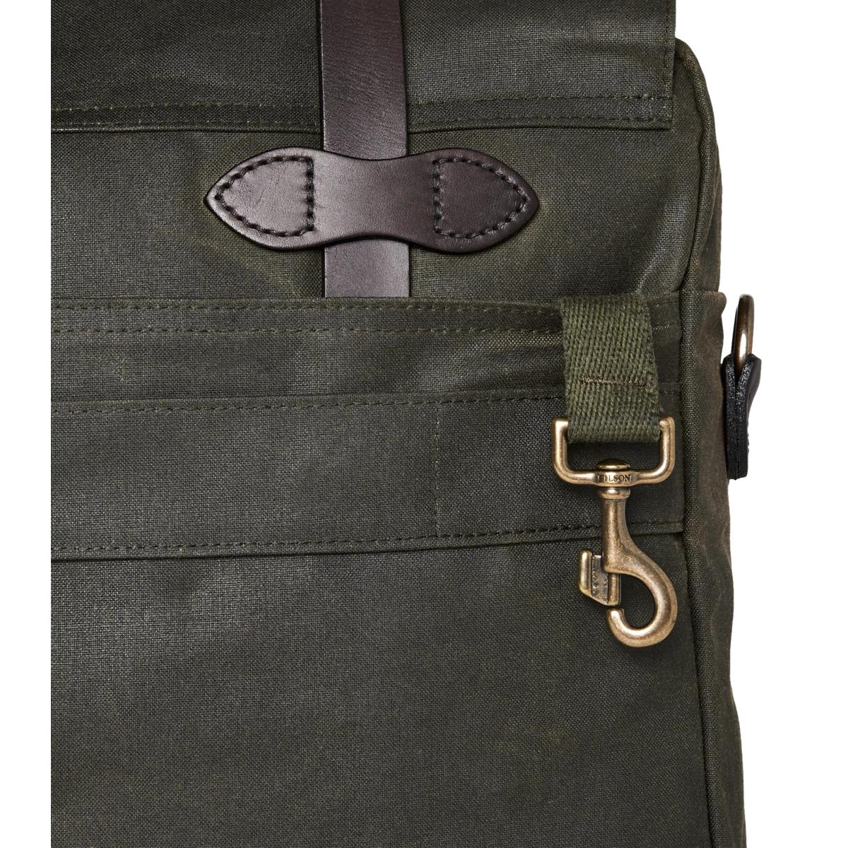 24 Hour Tin Cloth Briefcase Otter Green - Briefcase