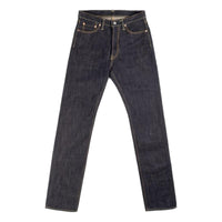 25oz Selvedge Denim Medium High Rise Tapered Cut Jeans