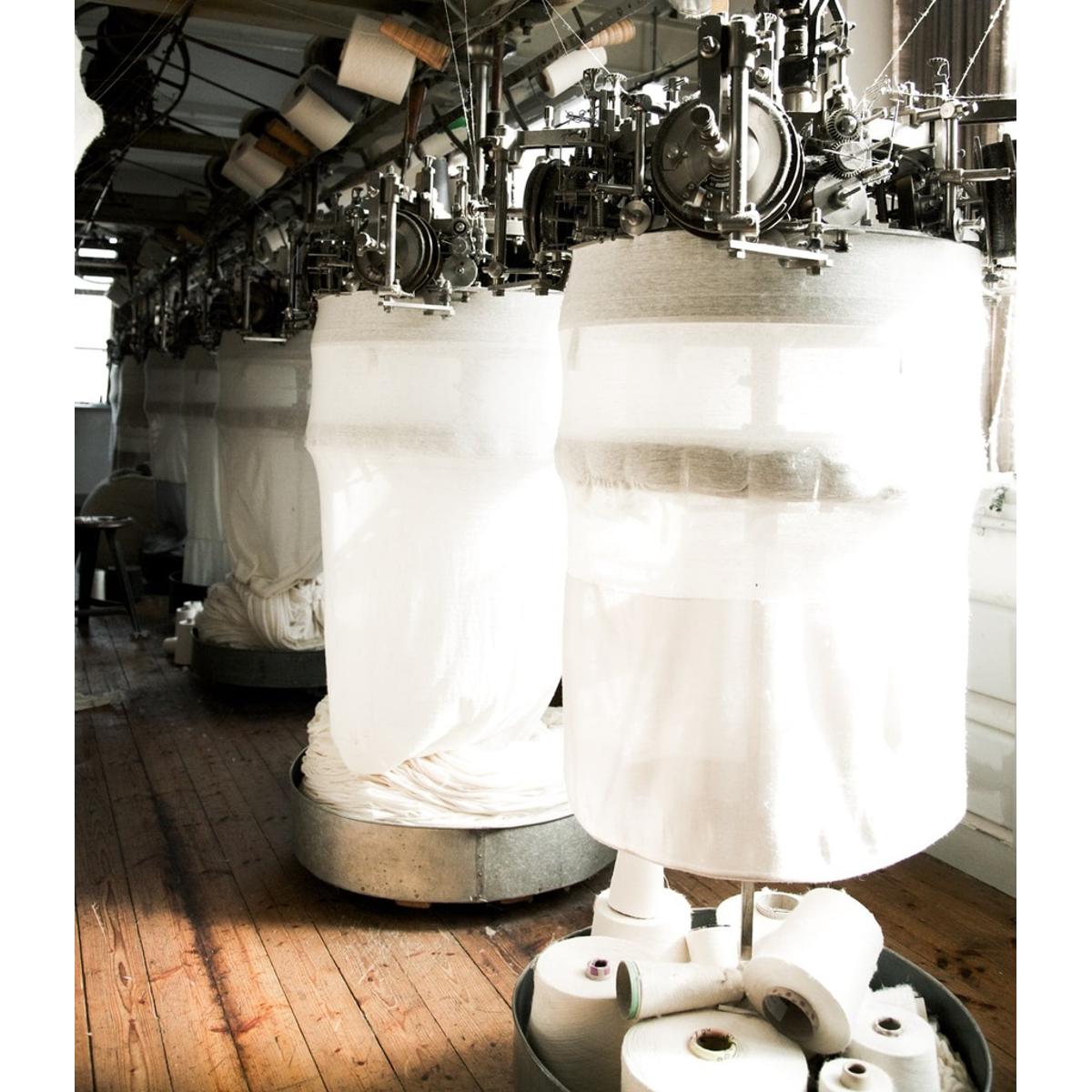 Loopwheeled T-Shirt Heavy 13,4oz Relaxed Fit White - T-Shirt