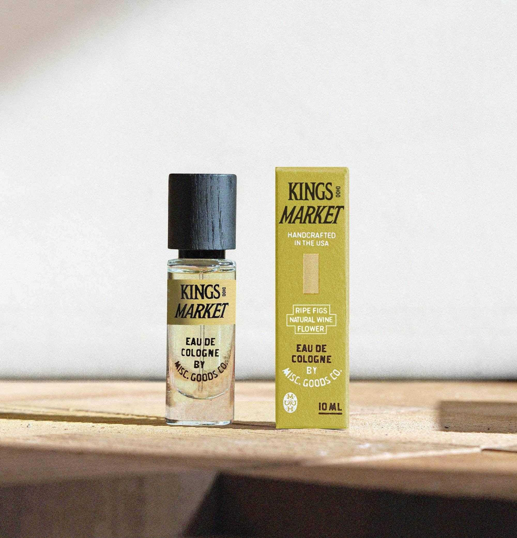 Kings Market Eau de Cologne – Flowers, Coconut &amp; Fig | Travel Size, 10ml