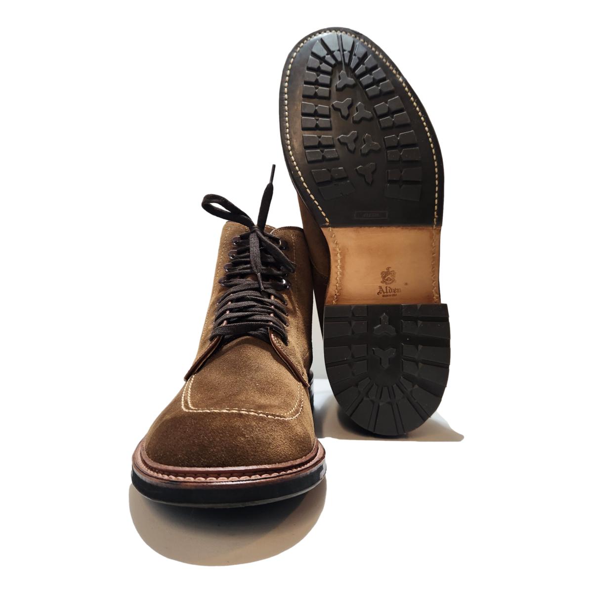 Alden Made in USA Suede Indy Boot 40531H - Redwood Indy Boot in Snuff Suede – ALDEN SHOES main image 2