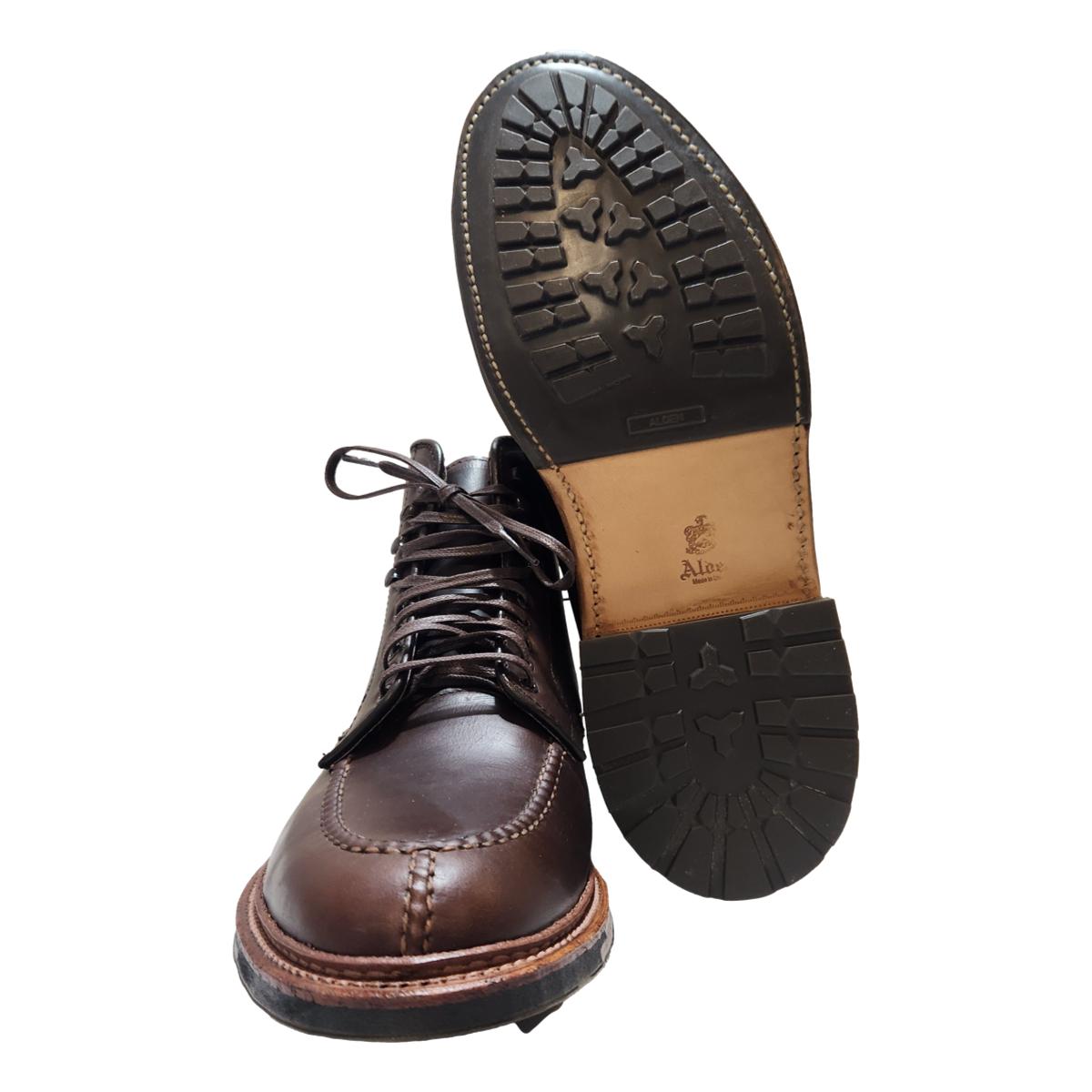 靴 Alden 45491H TANKER BOOT CHROMEXCEL 7D Alden 379X Last Aging Sample Model: 45491H Style: Tanker Boot