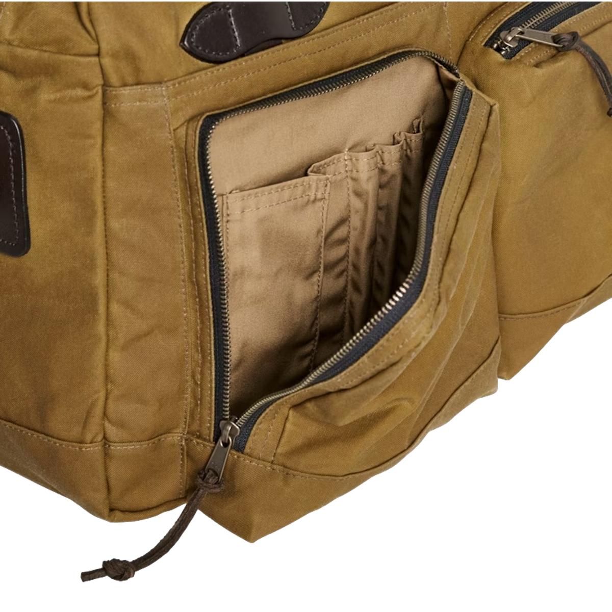 48 Hour Tin Cloth Duffle Dark Tan - Duffle